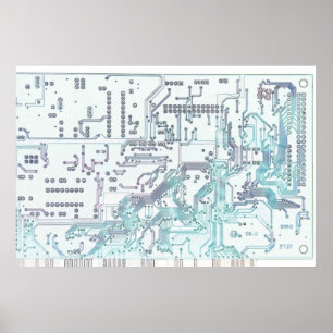 elektronisch circuit poster