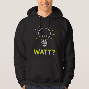 Elektronisch Elektrisch Nerd Werk Zeggen Hoodie