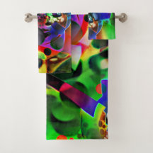 Elektronisch planetarium met groene tinten