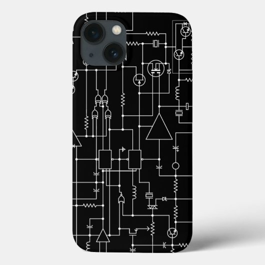 elektronisch projectcircuit Case-Mate iPhone case (Achterkant)