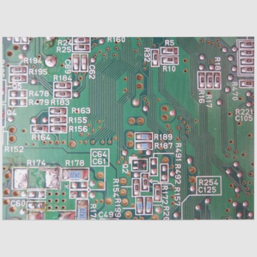 Elektronisch schakelpapier tissuepapier (Voorkant)