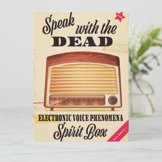 Elektronisch spraakfenomeen Ghost-jacht AD. (Staand voorkant)