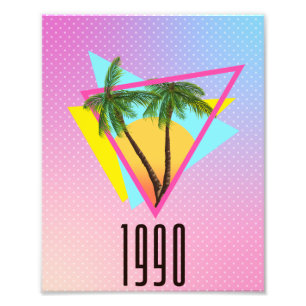 Elektronische 1990 foto afdruk