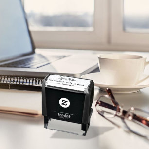 Elektronische aanbetalingsstempel voor mobiele ver zelfinktende stempel