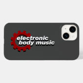 Elektronische Body Music EBM-belettering Case-Mate iPhone Case (Achterkant (horizontaal))