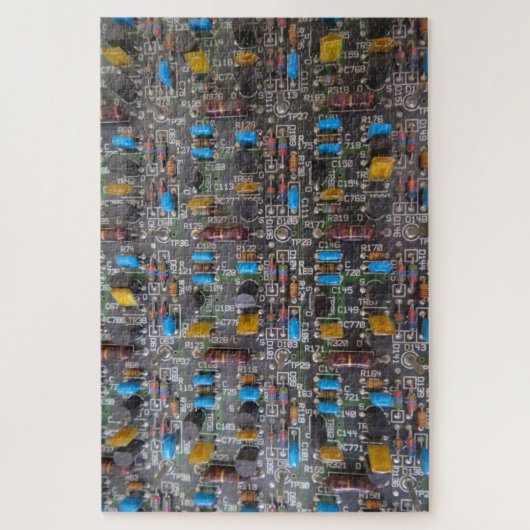 Elektronische Circuit Jigsaw Puzzel (Verticaal)