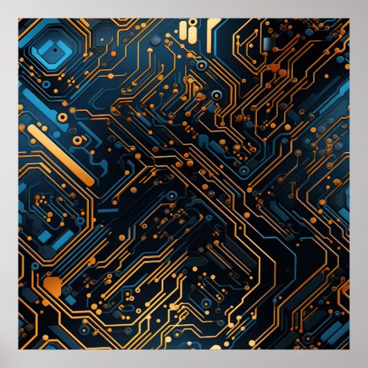 Elektronische Circuit Poster (Voorkant)