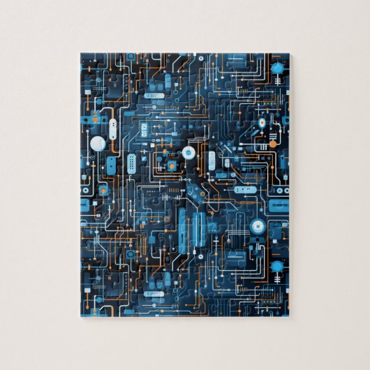 Elektronische Circuit puzzel (Verticaal)