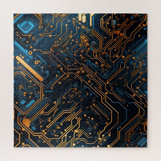 Elektronische Circuit puzzel (Verticaal)