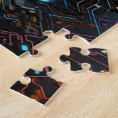 Elektronische Circuit puzzel (Zijkant)