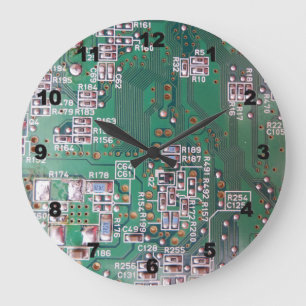 Elektronische circuitnaald grote klok