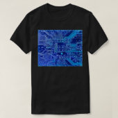 Elektronische circuits op printkaart t-shirt (Design voorkant)