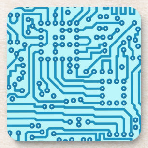 Elektronische digitale circuitkaart bier onderzetter