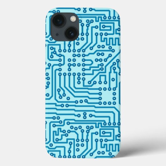 Elektronische digitale circuitkaart Case-Mate iPhone case (Achterkant)