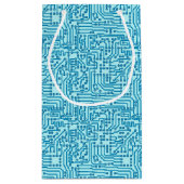 Elektronische digitale circuitkaart klein cadeauzakje (Achterkant)