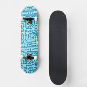 Elektronische digitale circuitkaart skateboard (Voorkant)