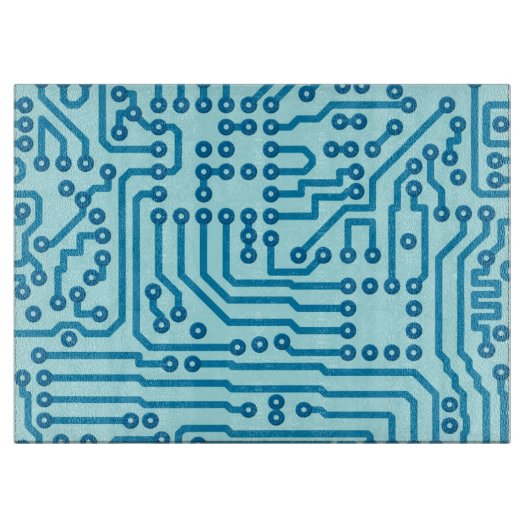 Elektronische digitale circuitkaart snijplank (Voorkant)