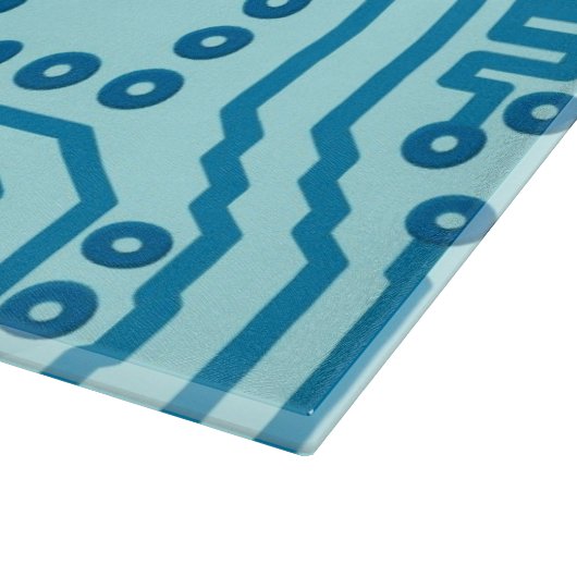 Elektronische digitale circuitkaart snijplank (Hoek)