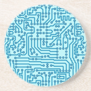 Elektronische digitale circuitkaart zandsteen onderzetter