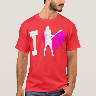 Elektronische gitaargitaar t-shirt