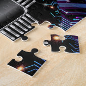 Elektronische Motherboard Circuit Puzzle Legpuzzel (Zijkant)