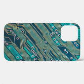 Elektronische printplaat dicht bij de achtergrond, Case-Mate iPhone case (Achterkant (horizontaal))
