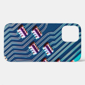 Elektronische printplaat dicht bij de achtergrond, Case-Mate iPhone case (Achterkant (horizontaal))