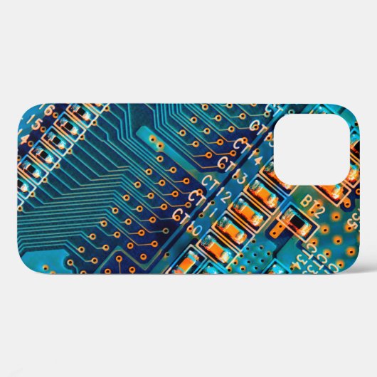 Elektronische printplaat sluiten. computer, semico Case-Mate iPhone case (Achterkant (horizontaal))