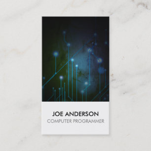 Elektronische schakelingen voor computerprogrammeu visitekaartje