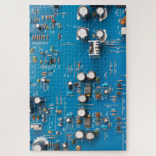 Elektronische schakelkaart legpuzzel