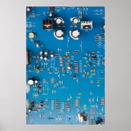 Elektronische schakelkaart poster (Voorkant)