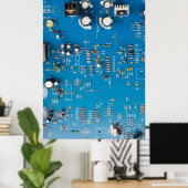 Elektronische schakelkaart poster (Thuiskantoor)