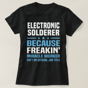 elektronische soldeermachine t-shirt