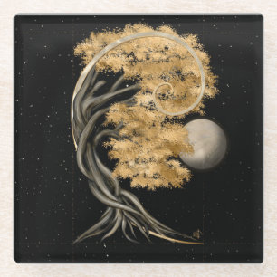 Elektronische transformatie - Bonsai Butterfly Spi Glazen Onderzetter