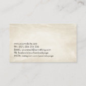 Elektronische transformatie - Bonsai Butterfly Spi Visitekaartje (Achterkant)