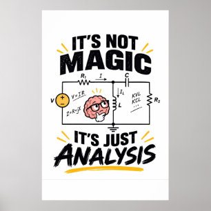Elektrotechnisch Ingenieur Het Is Geen Magie - Gew Poster