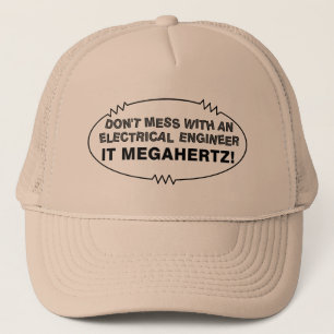 Elektrotechnisch ingenieur Megahertz Ovaal Trucker Pet