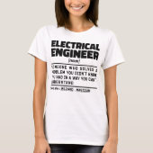 Elektrotechnisch Ingenieur Zelfstandig Naamwoord C T-shirt (Voorkant)