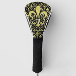 Elelgant Fleur de Lis Design Golf Head Golfheadcover