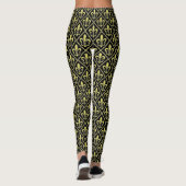 Elelgant Fleur de Lis Design Leggings (Dos)