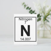 Element 007 - N - Stikstof (volledig) Briefkaart (Staand voorkant)