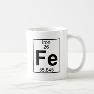 Element 026 - Fe - IJzer (volledig) Koffiemok
