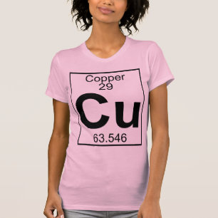 Element 029 - Cu - Koper (volledig) T-shirt