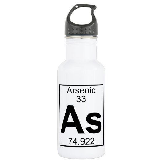 Element 033 - As - Arseen (volledig) Waterfles (Voorkant)