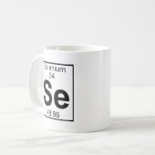 Element 034 - Se - selenium (volledig) Koffiemok (Voorkant links)