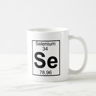 Element 034 - Se - selenium (volledig) Koffiemok
