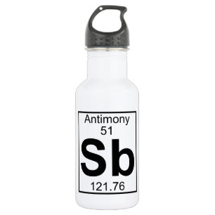 Element 051 - Sb - Antimoon (volledig) Waterfles