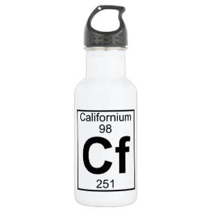Element 098 - Cf - Californië (volledig) Waterfles