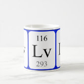 Element 116 witte mok - Livermorium (Center)