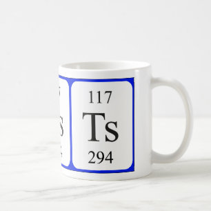 Element 117 witte mok - Tennessine